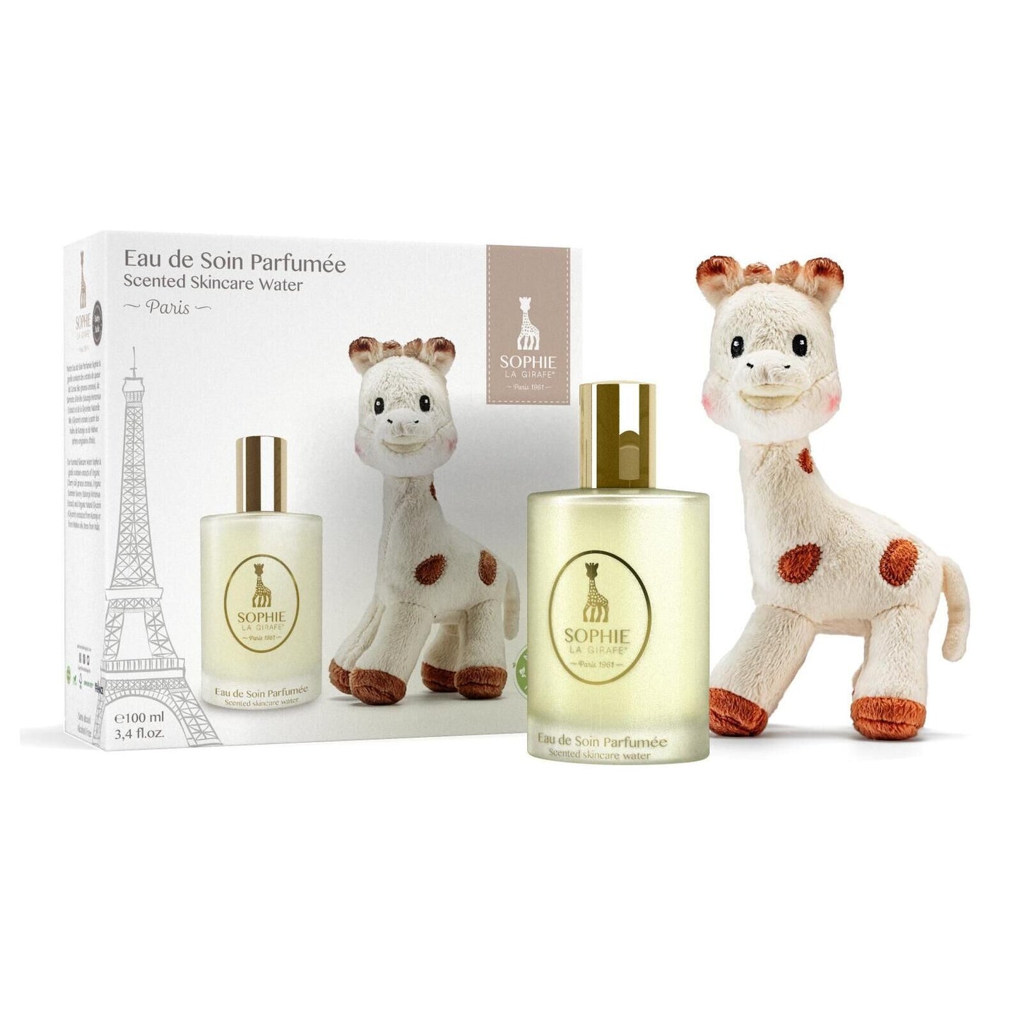 COFFRET AVEC DOUDOU EAU DE SOIN 100 ML