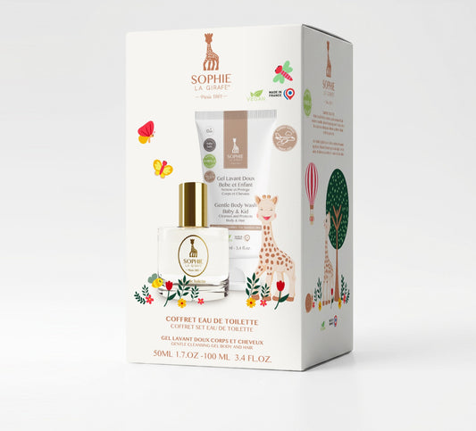Coffret EAU DE TOILETTE 50 ML + GEL LAVANT DOUX CORPS ET CHEVEUX