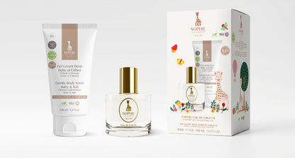 Coffret EAU DE TOILETTE 50 ML + GEL LAVANT DOUX CORPS ET CHEVEUX