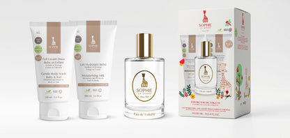 Coffret EAU DE TOILETTE 50 ML + LAIT HYDRATANT 100ML + GEL LAVANT DOUX 100ML